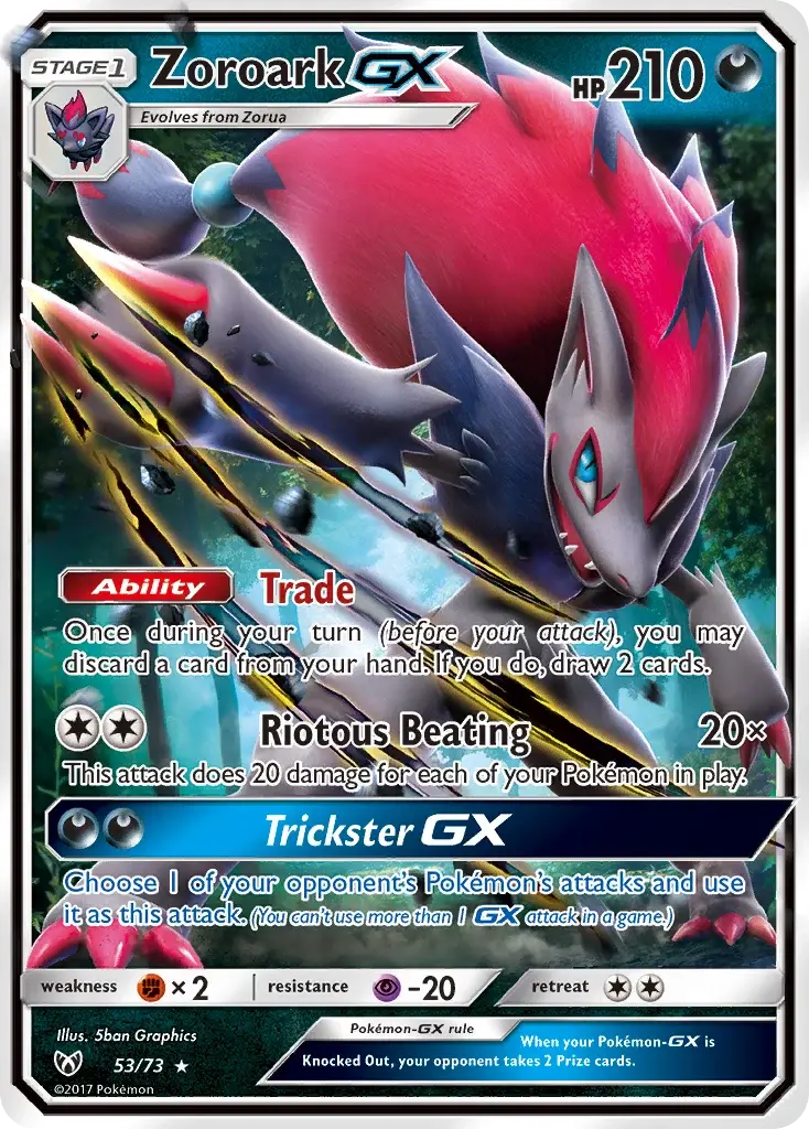 Zoroark GX - 53/78 - Légendes Brillantes
