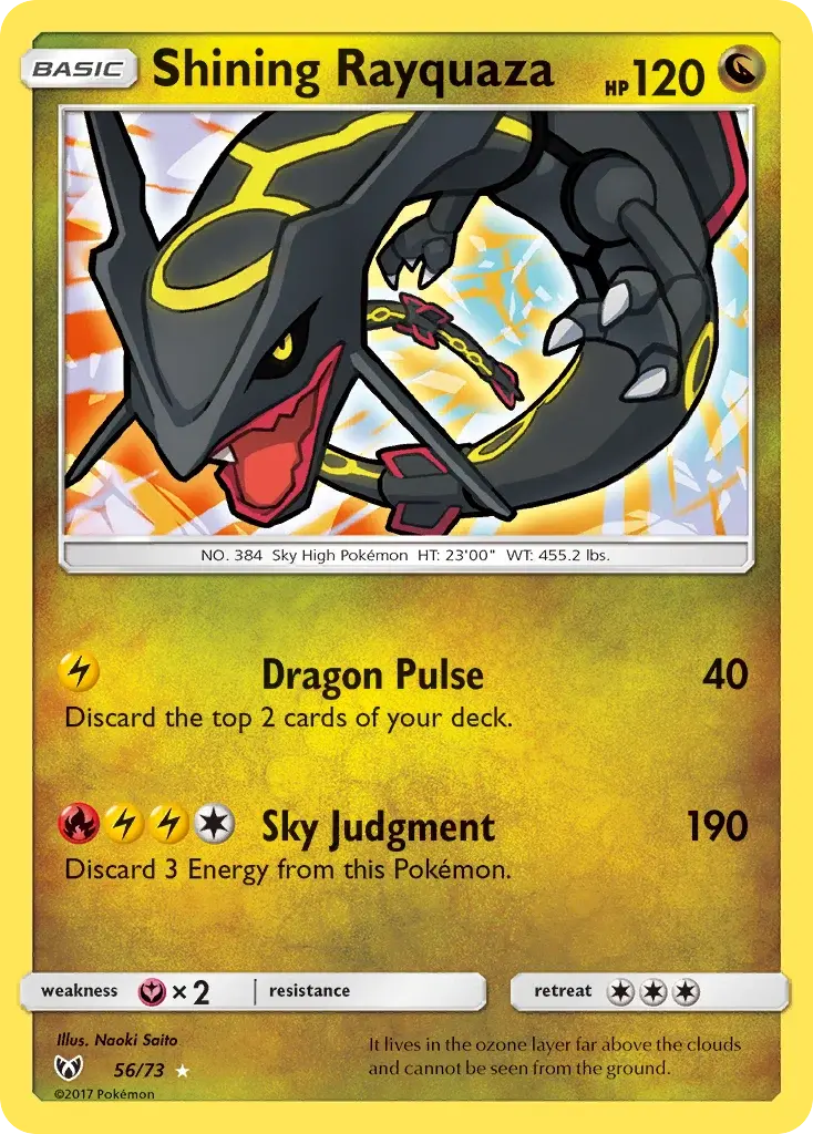 Rayquaza Brillant - 56/78 - Légendes Brillantes