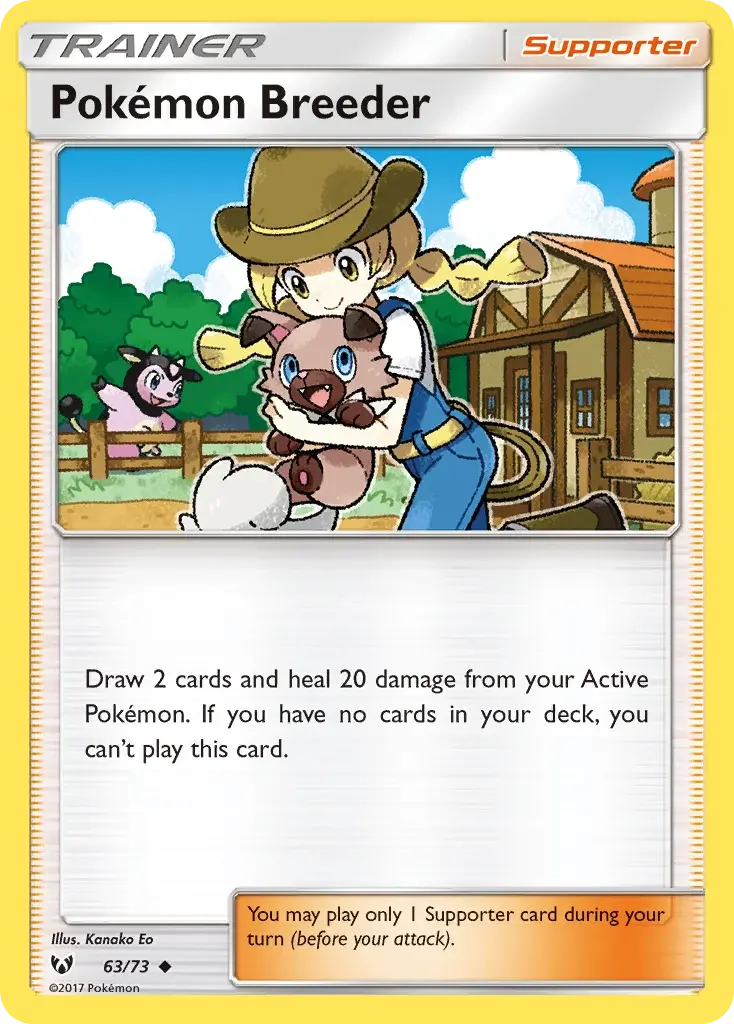Éleveuse de Pokémon - 63/78 - Légendes Brillantes