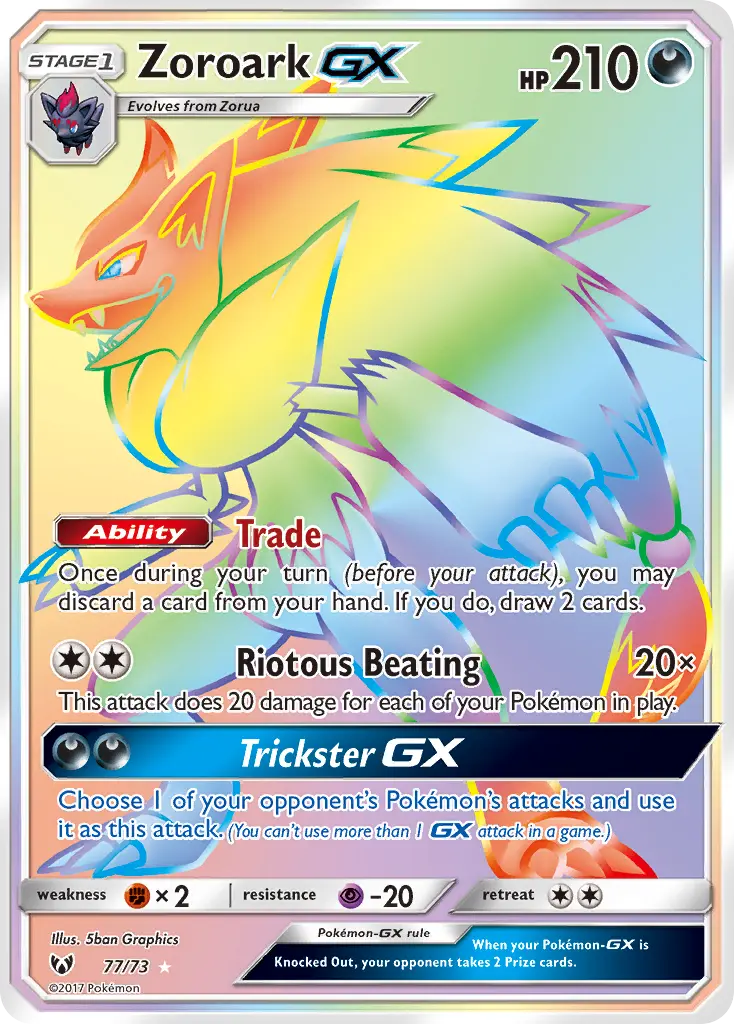 Zoroark GX - 77/78 - Légendes Brillantes