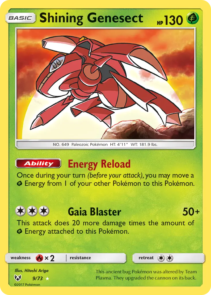 Genesect Brillant - 9/78 - Légendes Brillantes