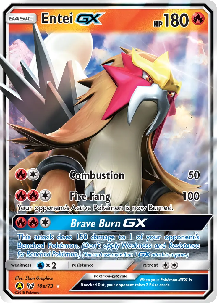 Entei-GX - SM3.5-SLG 10A/78 - Légendes Brillantes