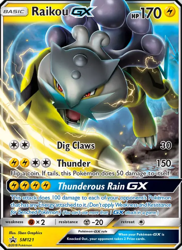 Raikou GX - SM121/248 - Promo SM