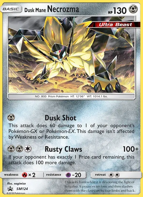 Necrozma Crinière du Couchant - SM124/248 - Promo SM