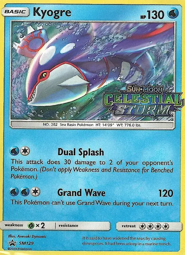 Kyogre - SM129/248 - Promo SM