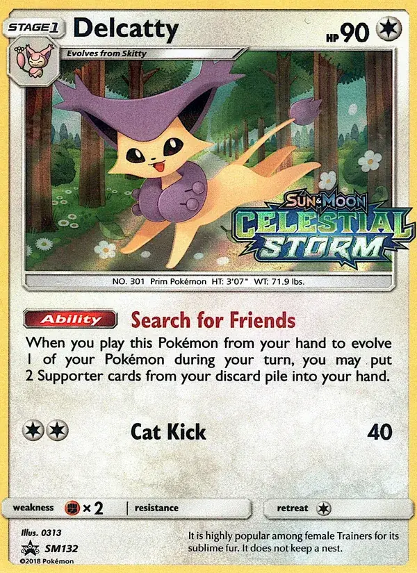 Delcatty - SM132/248 - Promo SM