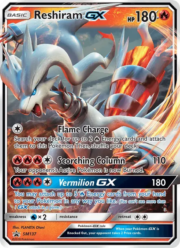 Reshiram GX - SM137/248 - Promo SM