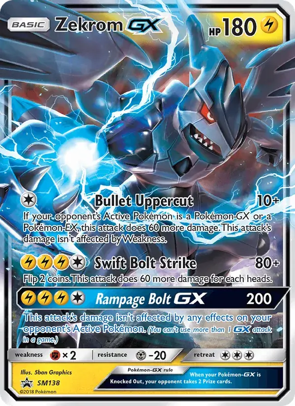 Zekrom GX - SM138/248 - Promo SM