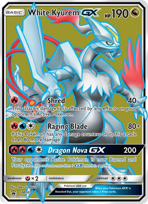 Kyurem Blanc GX - SM141/248 - Promo SM