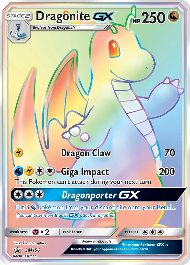 Dracolosse GX - SM156/248 - Promo SM