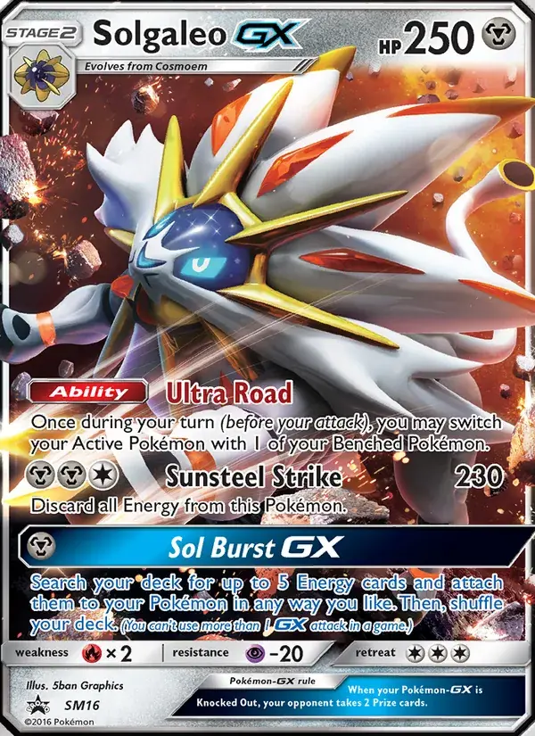 Solgaleo GX - SM16/248 - Promo SM