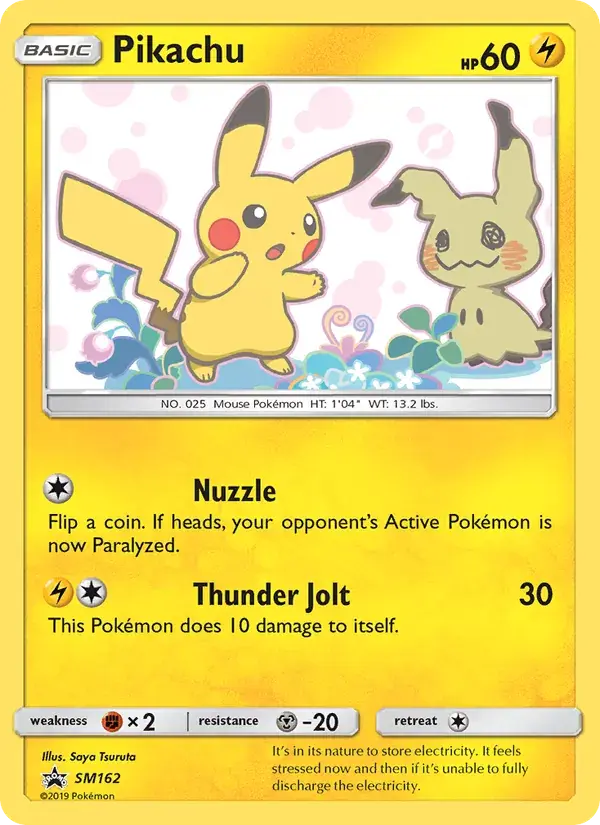 Pikachu - SM162/248 - Promo SM
