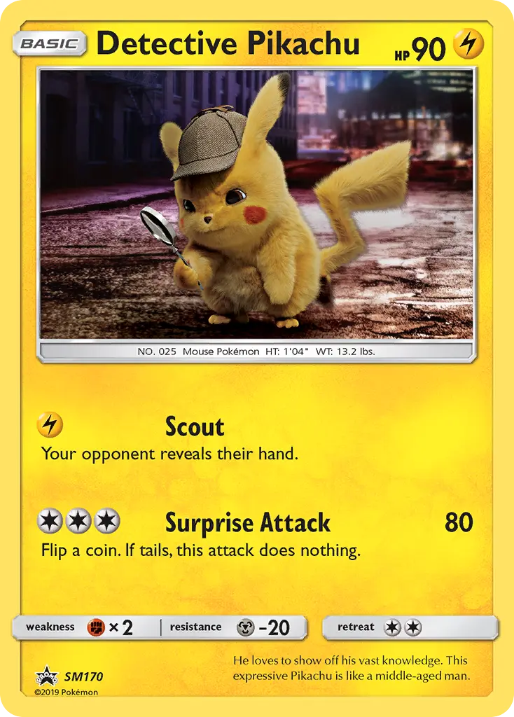 Détective Pikachu - SM170/248 - Promo SM