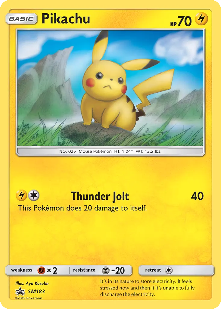 Pikachu - SM183/248 - Promo SM