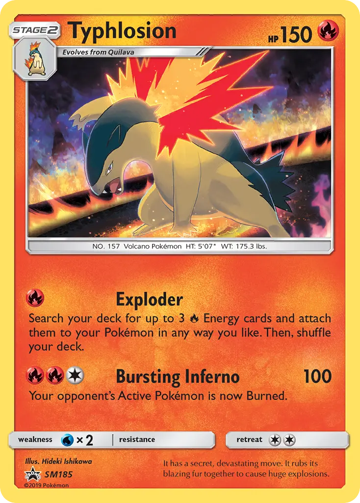 Typhlosion - SM185/248 - Promo SM