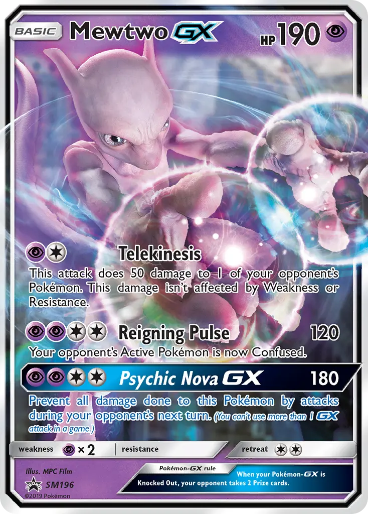 Mewtwo GX - SM196/248 - Promo SM