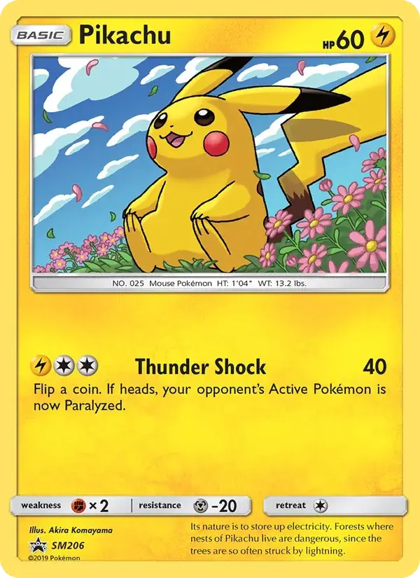 Pikachu - SM206/248 - Promo SM