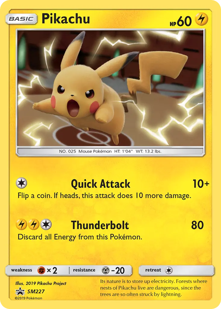 Pikachu - SM227/248 - Promo SM