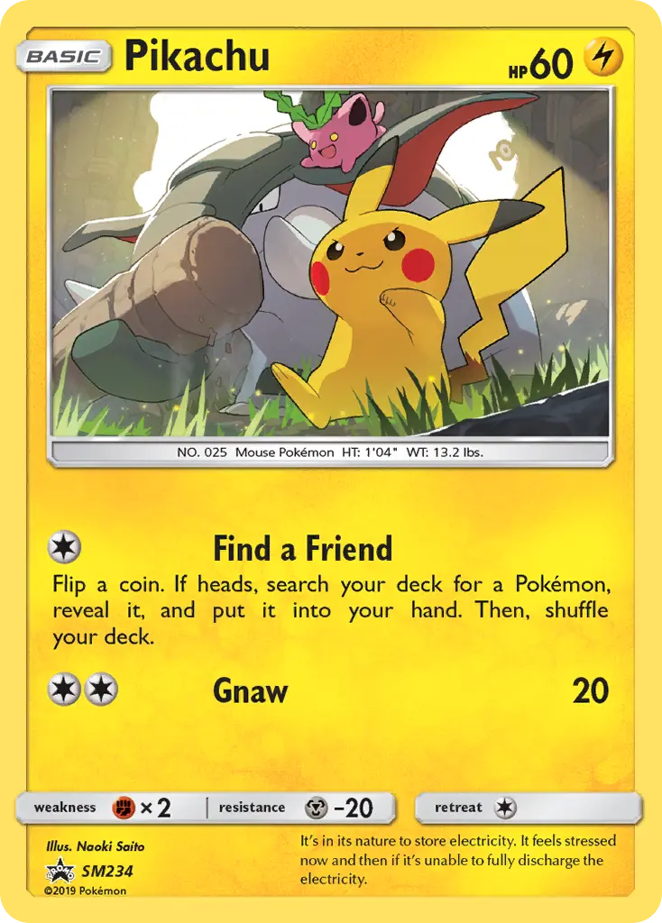 Pikachu - SM234/248 - Promo SM