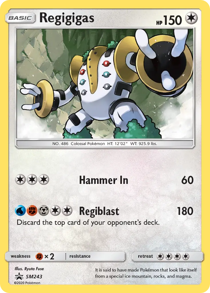Regigigas - SM243/248 - Promo SM