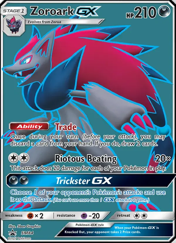 Zoroark GX - SM84/248 - Promo SM