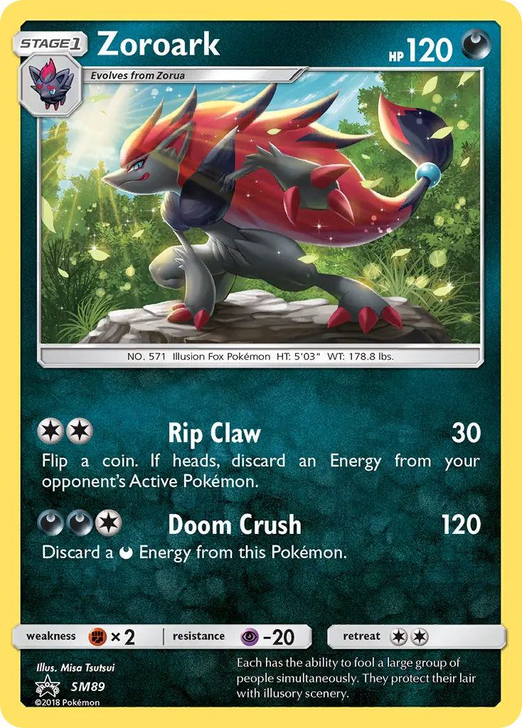 Zoroark - SM89/248 - Promo SM