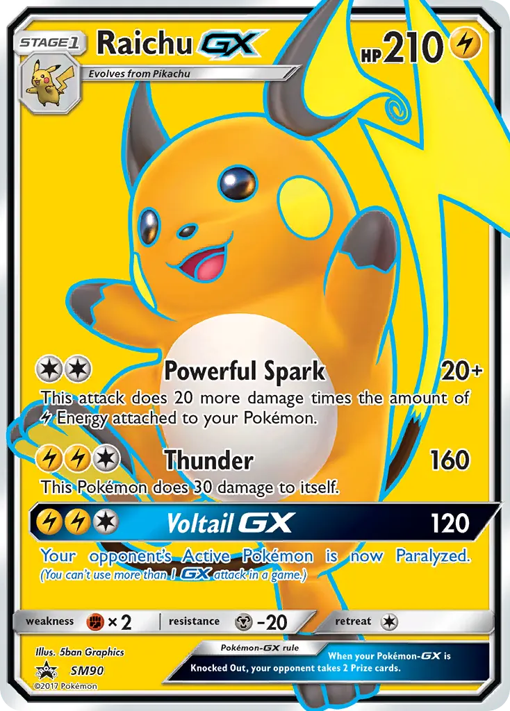 Raichu GX - SM90/248 - Promo SM