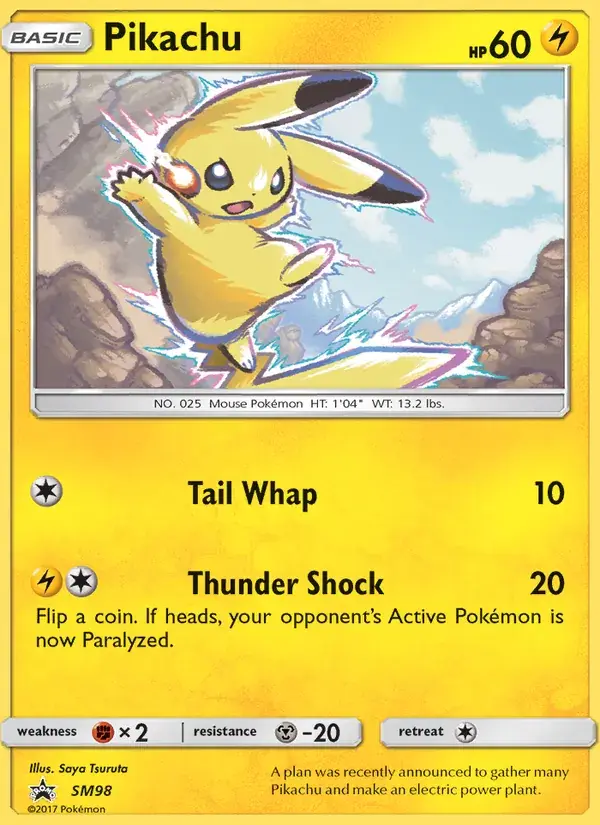 Pikachu - SM98/248 - Promo SM
