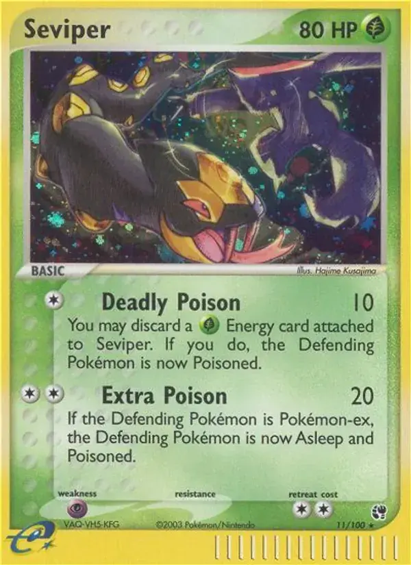 Seviper - 11/100 - Sandstorm