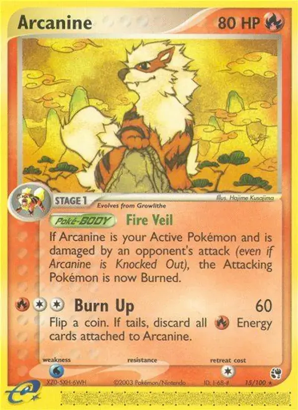Arcanine - 15/100 - Sandstorm