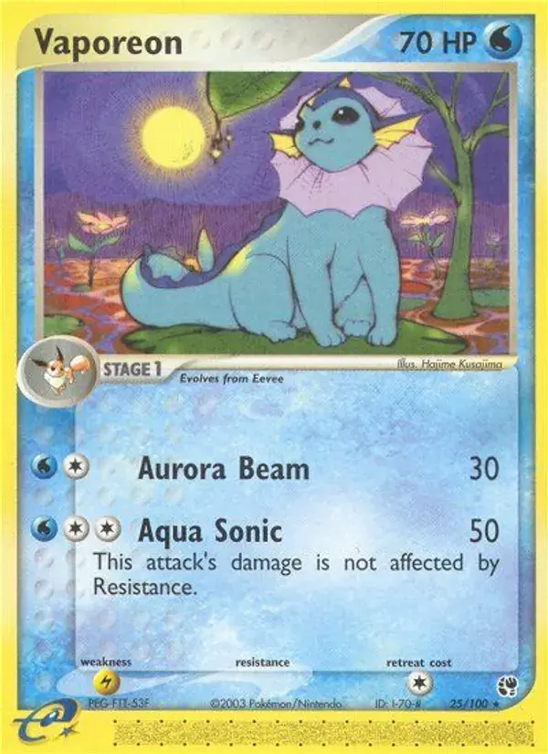Vaporeon - 25/100 - Sandstorm