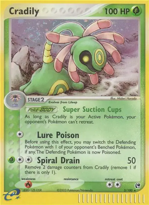 Cradily - 3/100 - Sandstorm