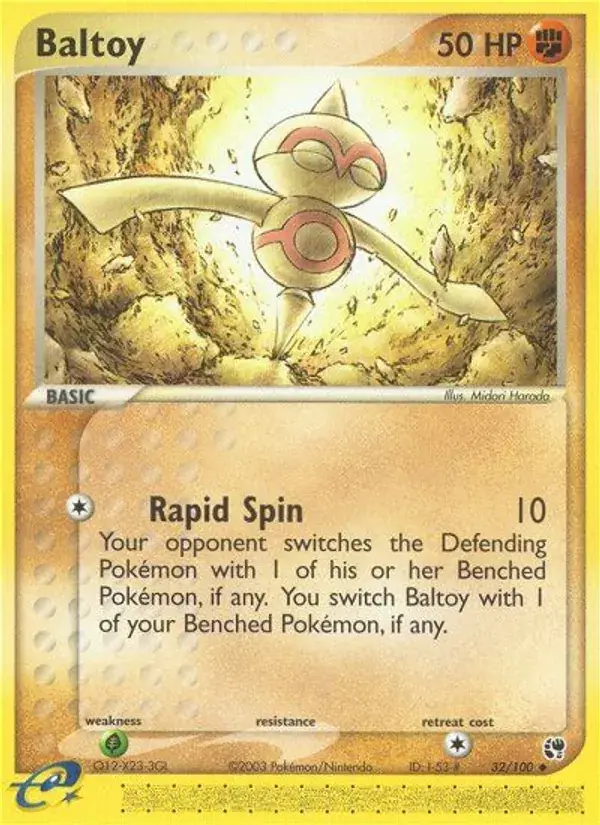 Baltoy - 32/100 - Sandstorm