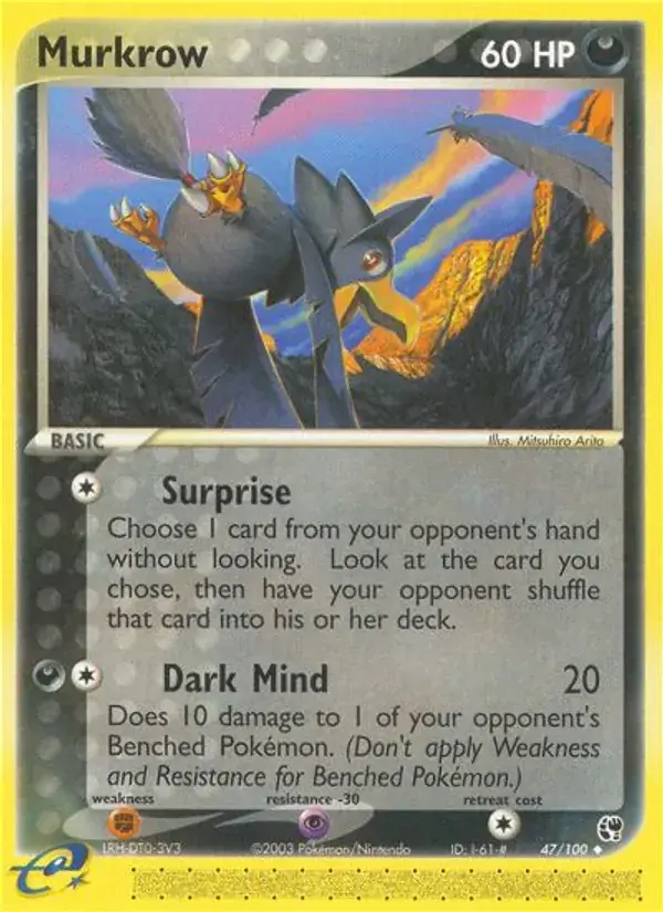 Murkrow - 47/100 - Sandstorm