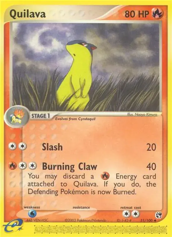 Quilava - 51/100 - Sandstorm