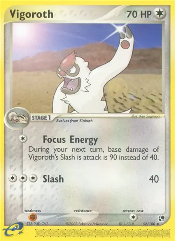 Vigoroth - 52/100 - Sandstorm
