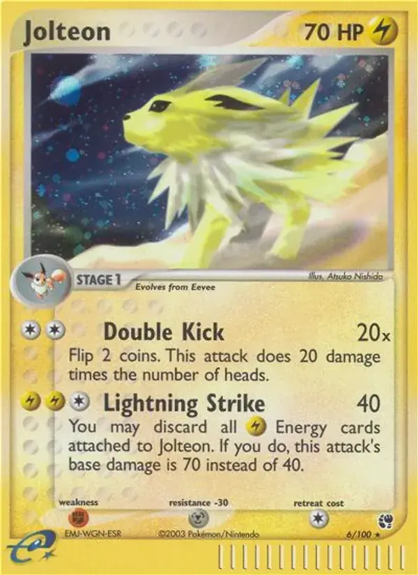 Jolteon - 6/100 - Sandstorm