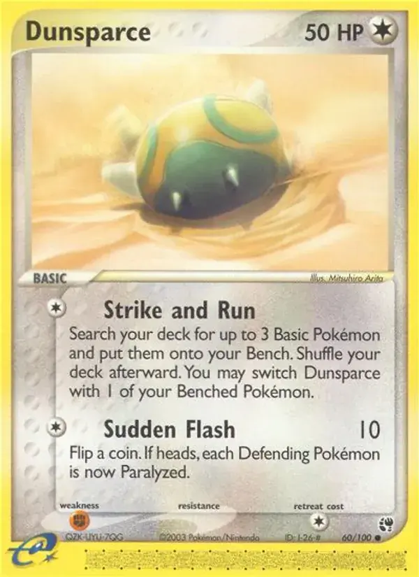 Dunsparce - 60/100 - Sandstorm