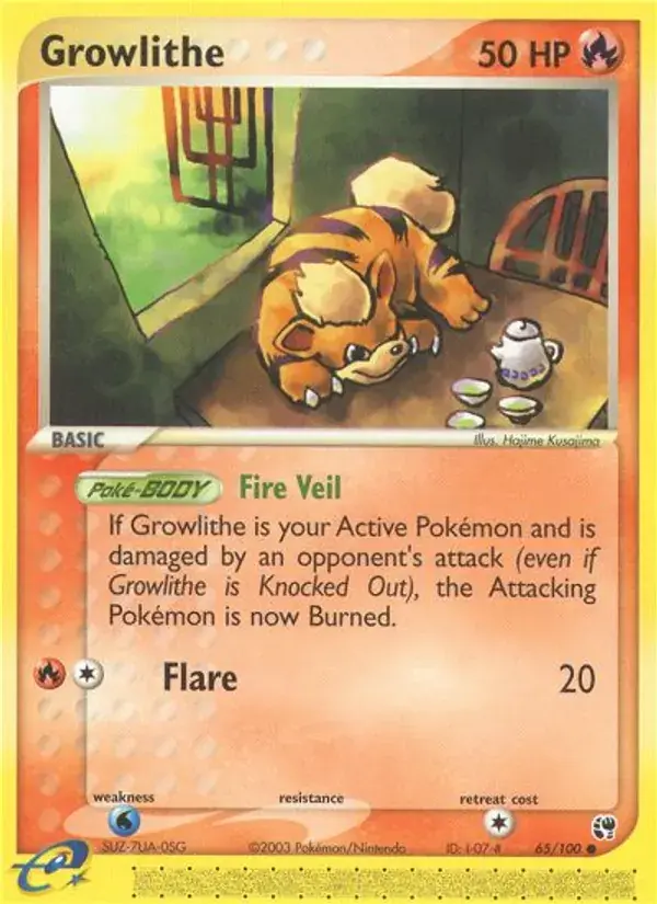 Growlithe - 65/100 - Sandstorm