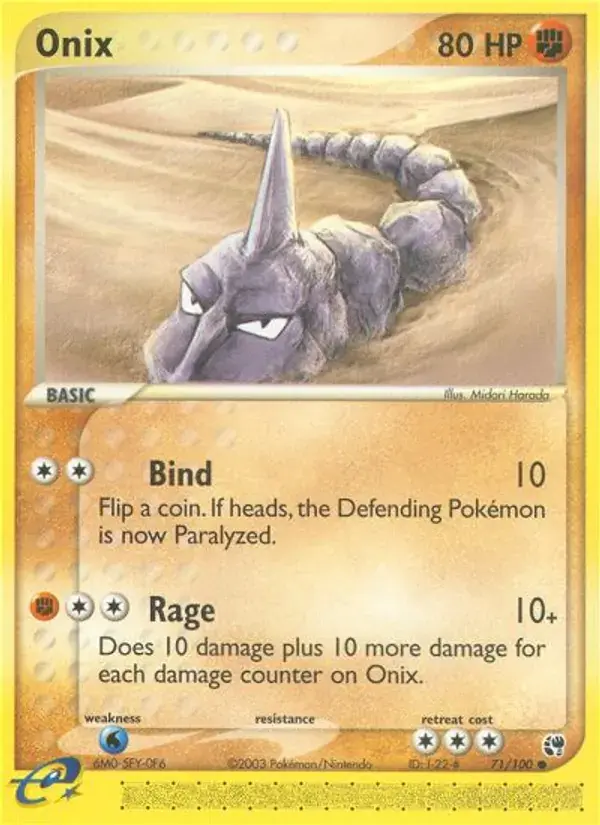 Onix - 71/100 - Sandstorm