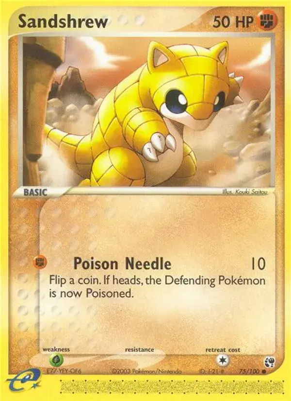 Sandshrew - 75/100 - Sandstorm