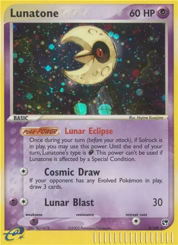 Lunatone - 8/100 - Sandstorm
