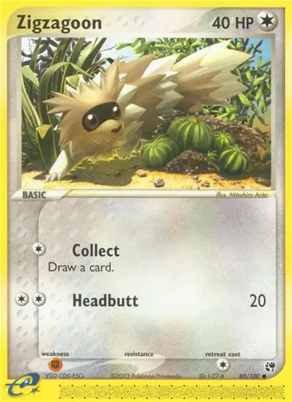 Zigzagoon - 85/100 - Sandstorm