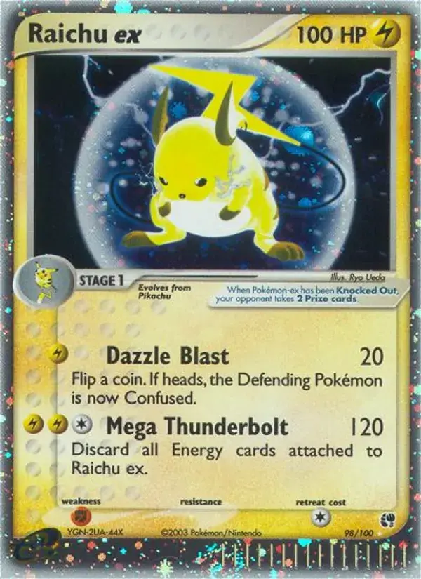 Raichu ex - 98/100 - Sandstorm