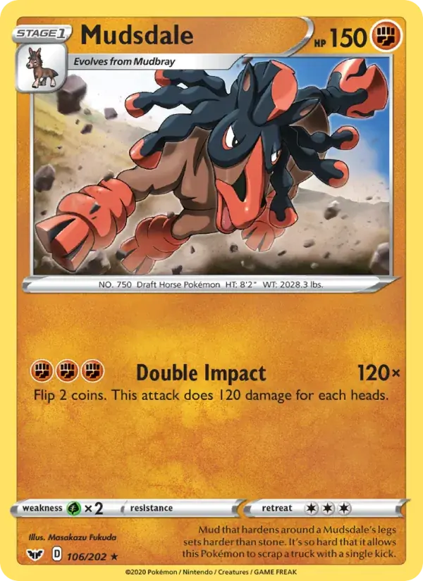 Mudsdale - 106/216 - Sword & Shield
