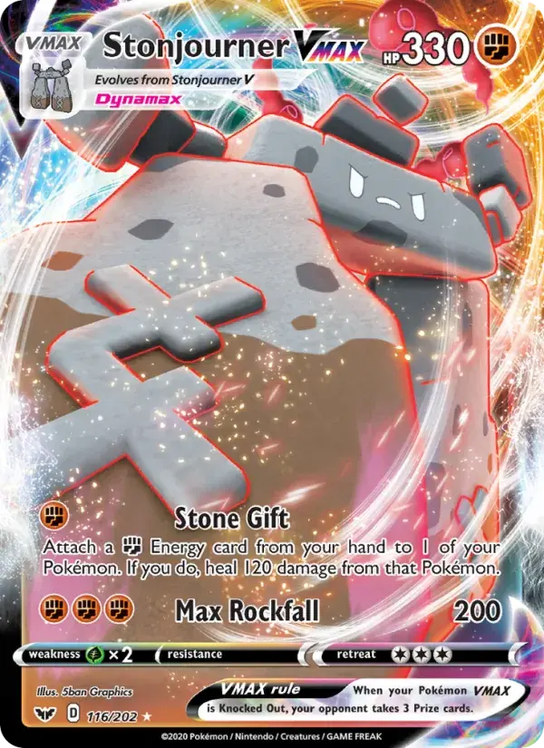 Stonjourner VMAX - 116/216 - Sword & Shield