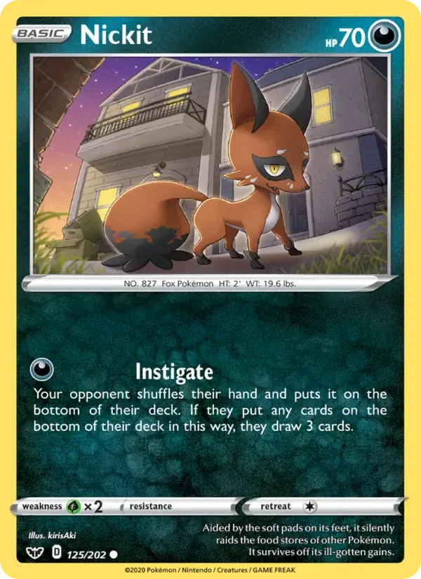 Nickit - 125/216 - Sword & Shield