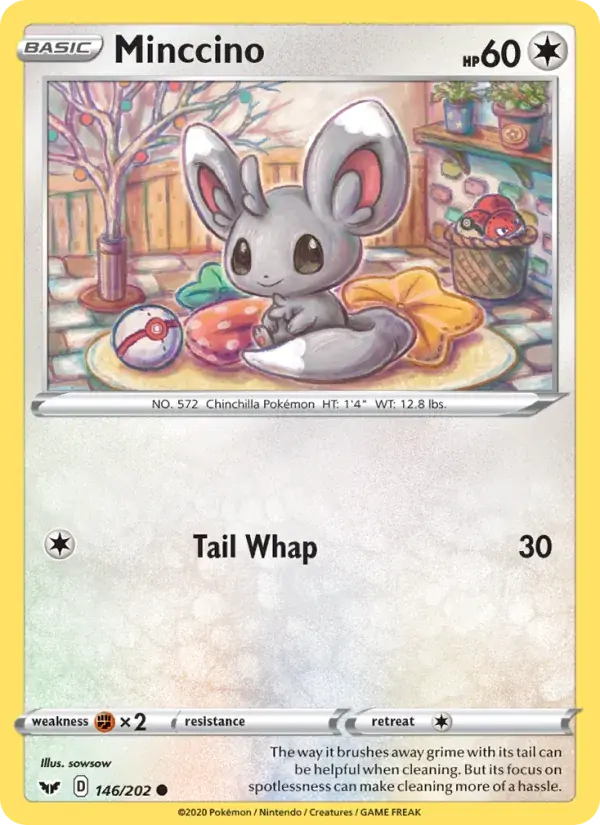 Minccino - 146/216 - Sword & Shield