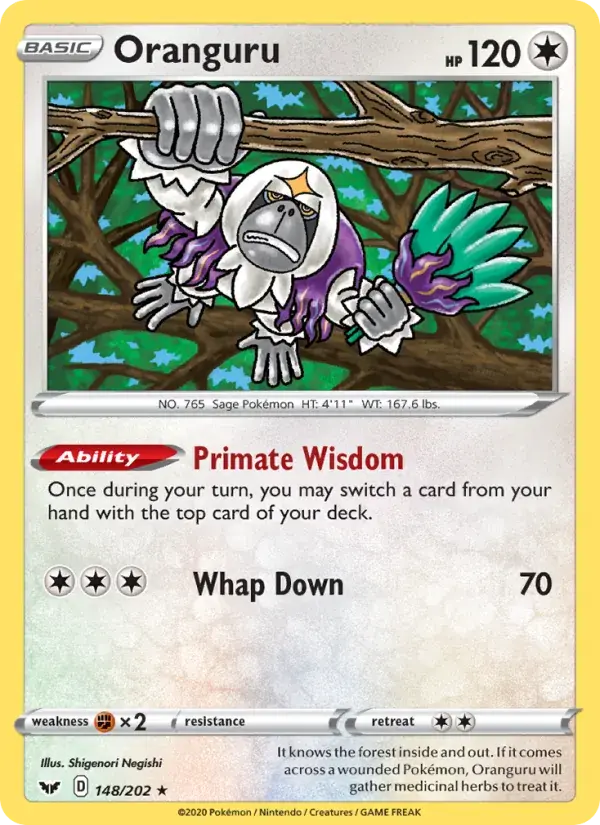 Oranguru - 148/216 - Sword & Shield