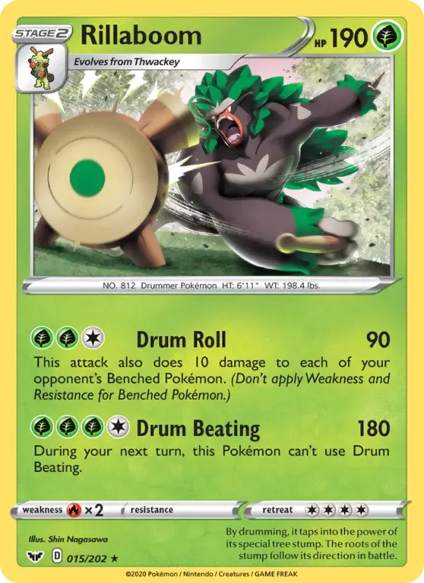 Rillaboom - 15/216 - Sword & Shield